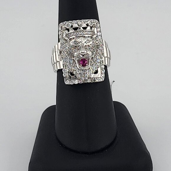 New Sterling Silver Lion Ring for Men –  925 Design - Picture 11 of 15